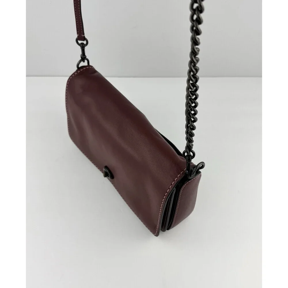 COACH 1941 Dinky Bag 2Way Clutch Crossbody Oxblood Burgundy
